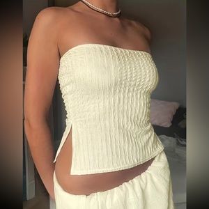 NWOT Princess Polly Tube Top in Cream